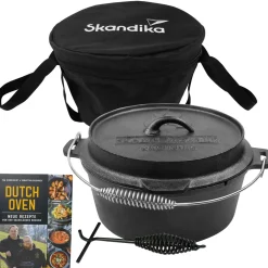 Skandika Dutch Oven Flame Master ohne Füße 7,1L Komplettsatz