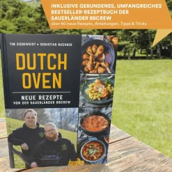 Skandika Dutch Oven Flame Master ohne Füße 7,1L Komplettsatz