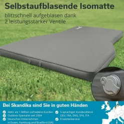 Skandika Easy 3D Premium Car Auto selbstaufblasend Isomatte