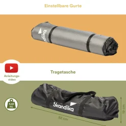 Skandika Easy 3D Premium Single selbstaufblasend