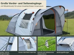Skandika Egersund 3 Sleeper Protect Tunnelzelt