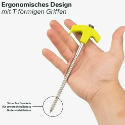 Skandika 20er Set Schraubheringe - Edelstahl