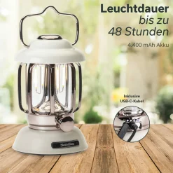 Skandika Forsol LED-Campinglampe - White