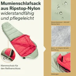 Skandika Gjora Green Schlafsack