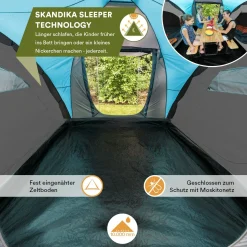 Skandika Hammerfest 4 Sleeper Protect Kuppelzelt