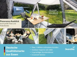Skandika Kambo 6 Tunnelzelt - Grey