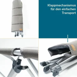 Skandika Lepola Gepolsterter Campinghocker