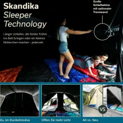 Skandika Montana 8 Sleeper Tunnelzelt