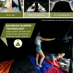 Skandika Montana 8 Sleeper Protect Tunnelzelt