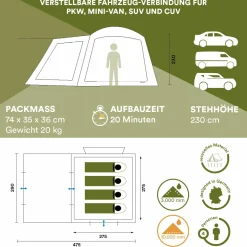 Skandika Pitea XL Cross Busvorzelt