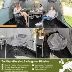 Skandika Sirkka Moonchair - green