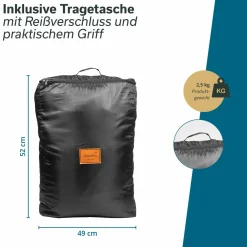 Skandika Softtouch-Fleece Zeltteppich - 300 x 300 cm