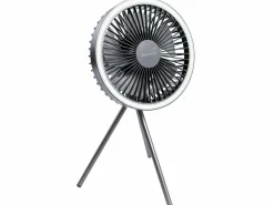 Skandika Solvind Campinglampe mit Ventilator - Black