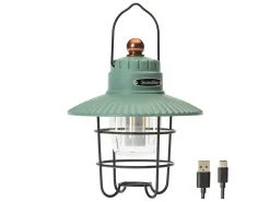 Skandika Soroya Retro-LED-Campinglampe mit Powerbank - Green