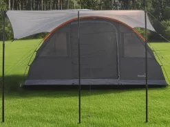 Skandika Spirit 390 x 400 cm Sonnensegel mit Teleskopstangen