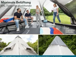 Skandika Tipi Hetta 460 Air Protect aufblasbares Rundzelt