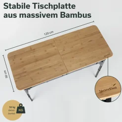 Skandika Tolja Campingschrank - 120 x 50 cm