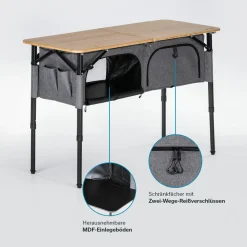 Skandika Tolja Campingschrank - 120 x 50 cm