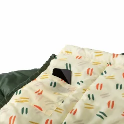 Skandika Vegas XXL RV links grüner Schlafsack