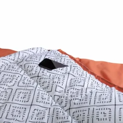 Skandika Vegas XXL RV rechts oranger Schlafsack