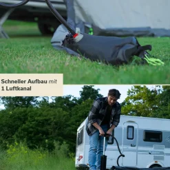Skandika Vika Air Van 260 Sonnensegel mit Seitenwande