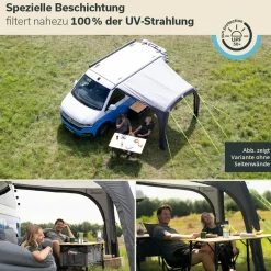 Skandika Vika Air Van 260 Sonnensegel mit Seitenwande