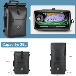 SKUAD 23 Liter Fahrradtasche - Black