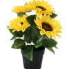 Sonnenblume im Topf 28 cm Kunstpflanze