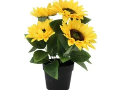 Sonnenblume im Topf 28 cm Kunstpflanze