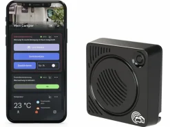 Sonsor Alarmsirene und Batteriewächter - Black