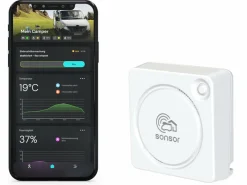 Sonsor mobiles Alarmsystem mit LTE, GPS und WLAN - White