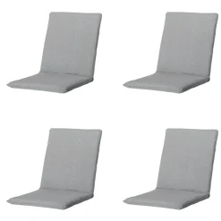 Stapelbare Stuhlkissen Madison Naples – 4er-Set
