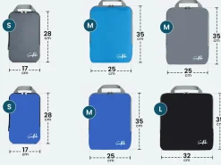 Sunflake Compression Packing Cubes - Set van 6