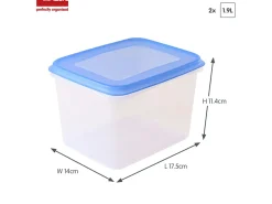 Sunware Club Cuisine 1,9 Liter Gefrierdose - Set von 10