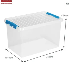 Sunware Q-line 62 liter Aufbewahrungsbox - Blue