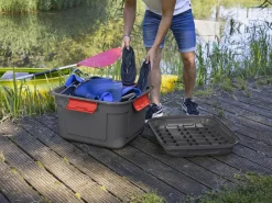 Sunware Q-line 90L anthrazit wasserdichte Aufbewahrungsbox