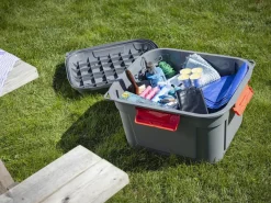 Sunware Q-line 90L anthrazit wasserdichte Aufbewahrungsbox