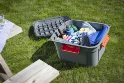 Sunware Q-line 90L anthrazit wasserdichte Aufbewahrungsbox