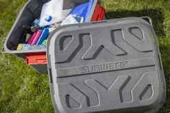 Sunware Q-line 90L anthrazit wasserdichte Aufbewahrungsbox