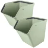 Sunware Sigma home 60 Liter Set von 2 Sortiereinheit - Green