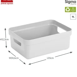 Sunware Sigma home 9 Liter Aufbewahrungsbox - White
