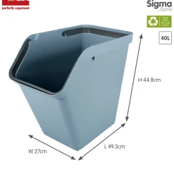 Sunware Sigma home 40 liter Sortiereinheit - Blue