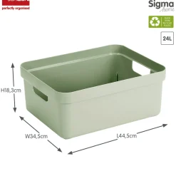 Sunware Sigma home 24 Liter Aufbewahrungsbox - Green