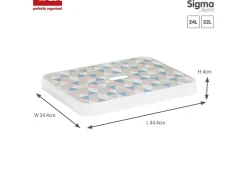 Sunware Sigma home 24/32 Liter Triangel Deckel - Set von 6