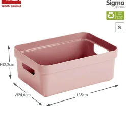 Sunware Sigma home 9 Liter Aufbewahrungsbox - Pink