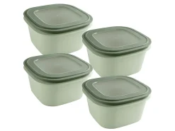 Sunware Sigma home 3,8 Liter Set von 4 Frischhaltedose - Green