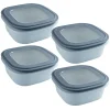 Sunware Sigma home 2,8 Liter Set von 4 Frischhaltedose - Blue