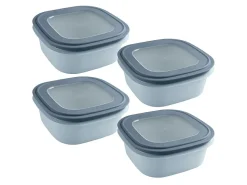 Sunware Sigma home 2,8 Liter Set von 4 Frischhaltedose - Blue