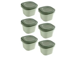 Sunware Sigma home 0,8 Liter Set von 6 Frischhaltedose - Green