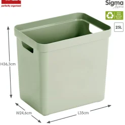 Sunware Sigma home 25 Liter Aufbewahrungsbox - Green